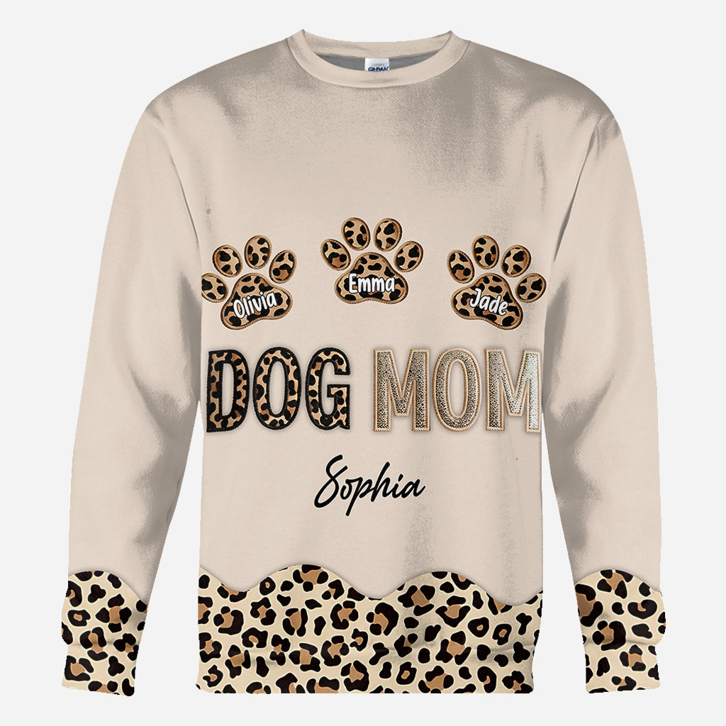 Dog Mom - Personalized Dog All Over Shirt