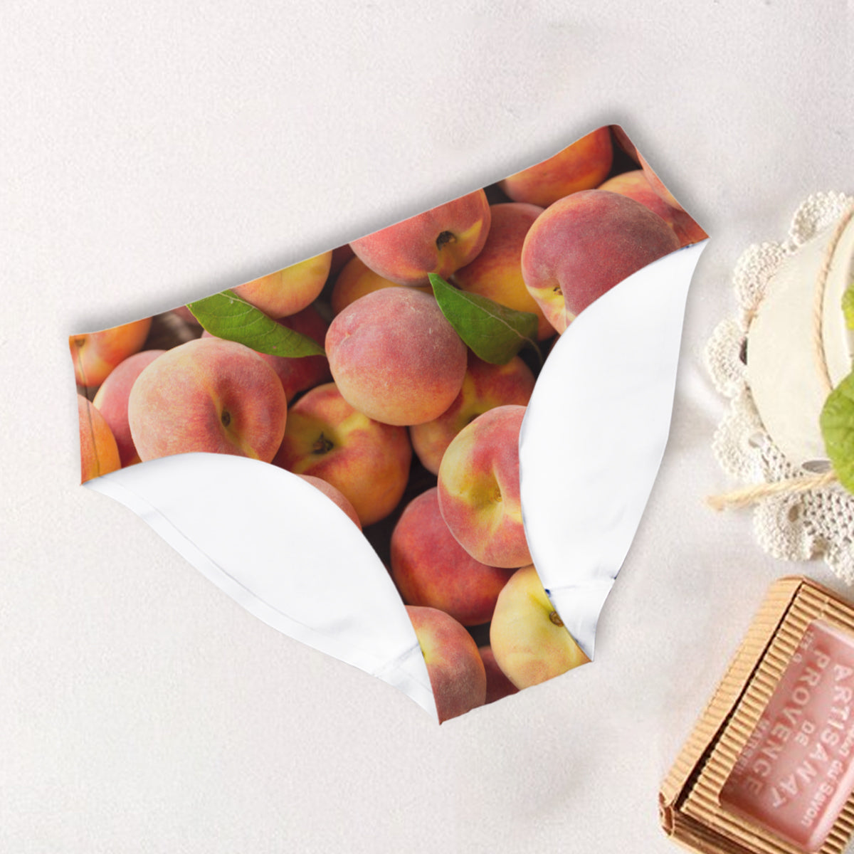 Cucumber And Peach Couple - Personalized Couple Women Briefs & Men Boxer Briefs