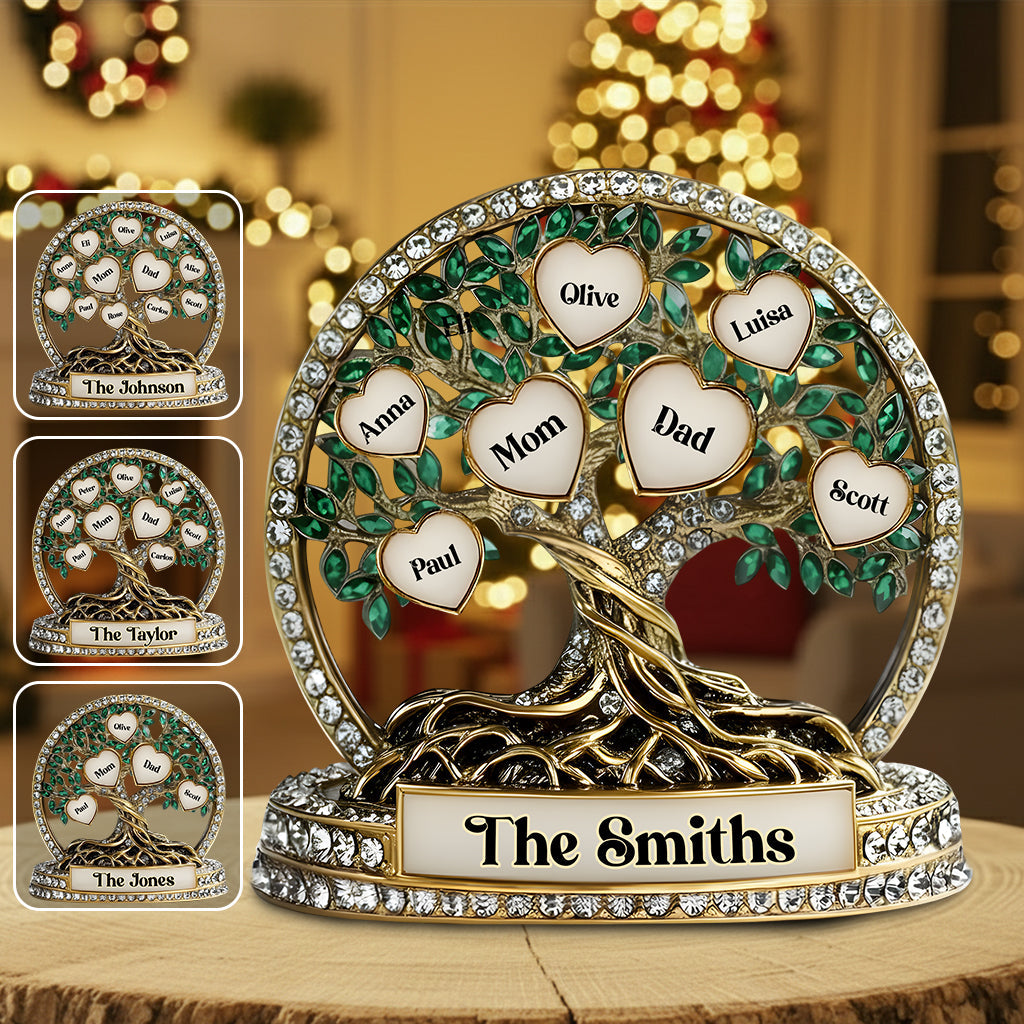 Family Tree - Personalized Family Custom Shaped Acrylic Plaque