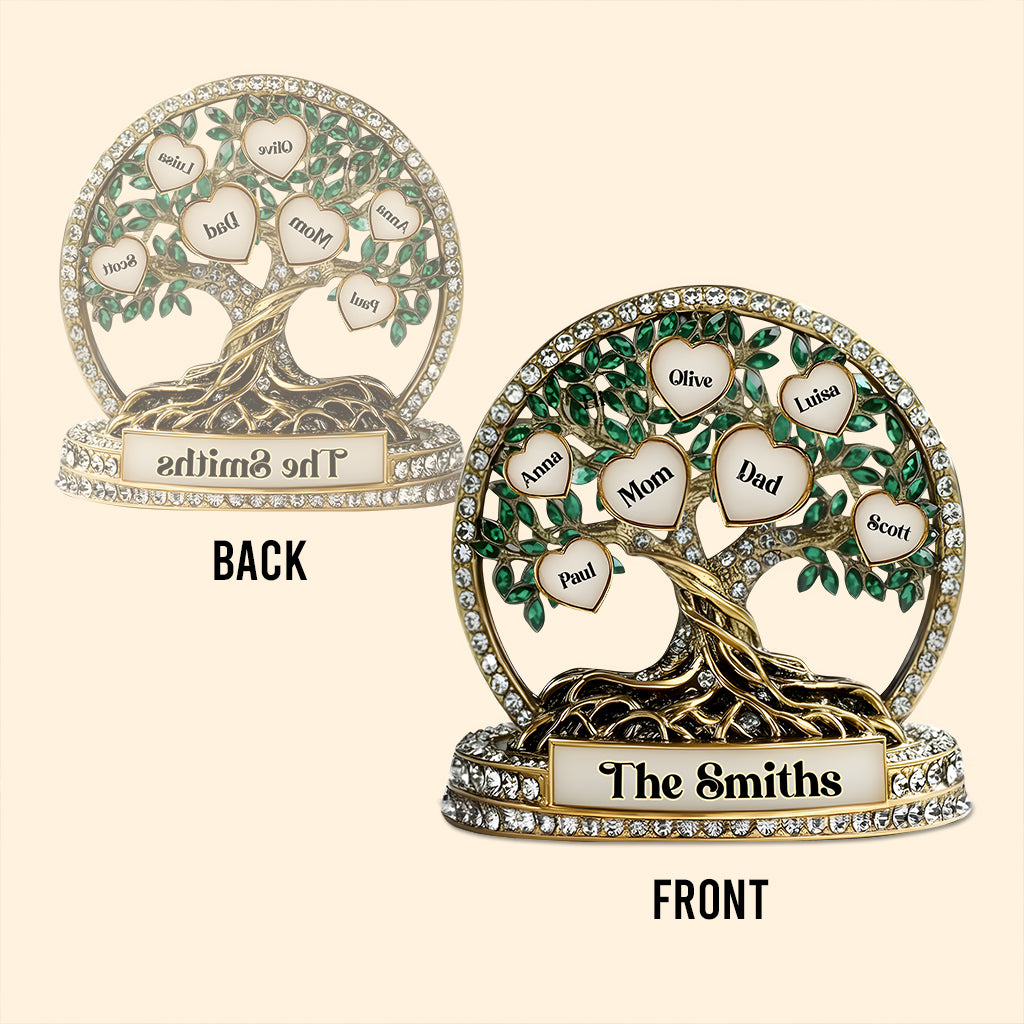 Family Tree - Personalized Family Custom Shaped Acrylic Plaque