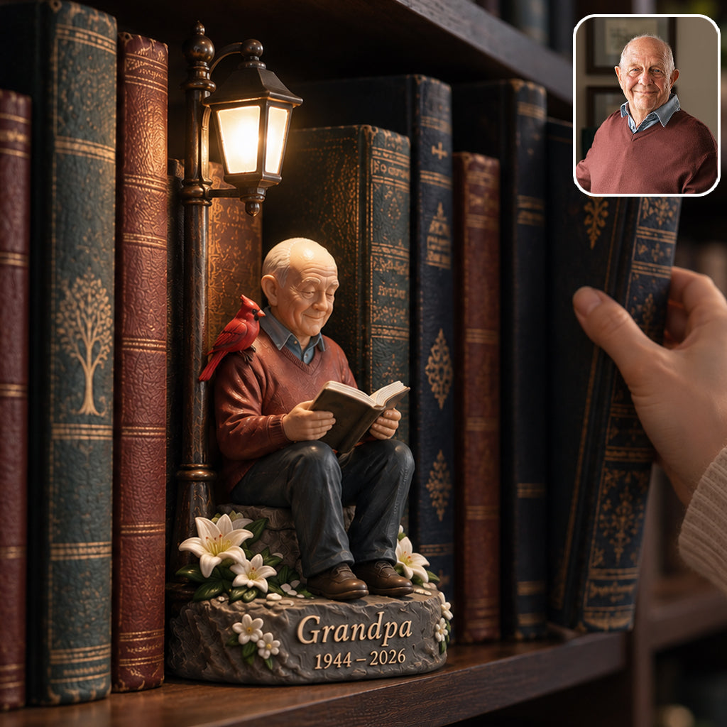 I'm Always With You - Personalized Memorial Bookshelf Lamp