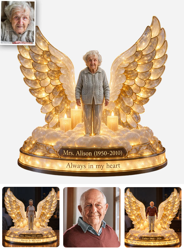 Personalized Memorial Gift, A Beautiful Keepsake to Honor a Loved One - Personalized Memorial Acrylic LED Night Light