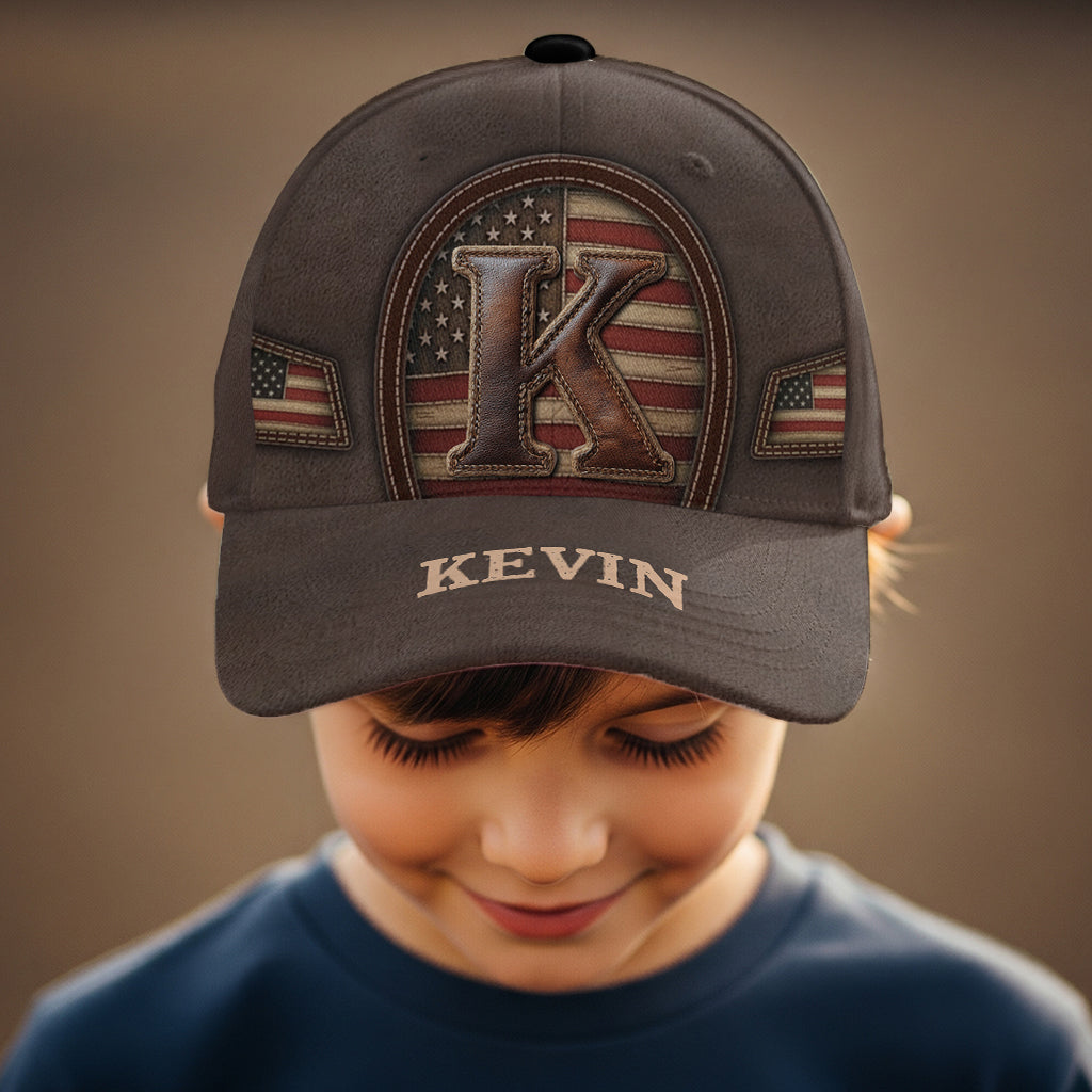 Initial Gift For Him, Husband, Dad... - Personalized Classic Cap