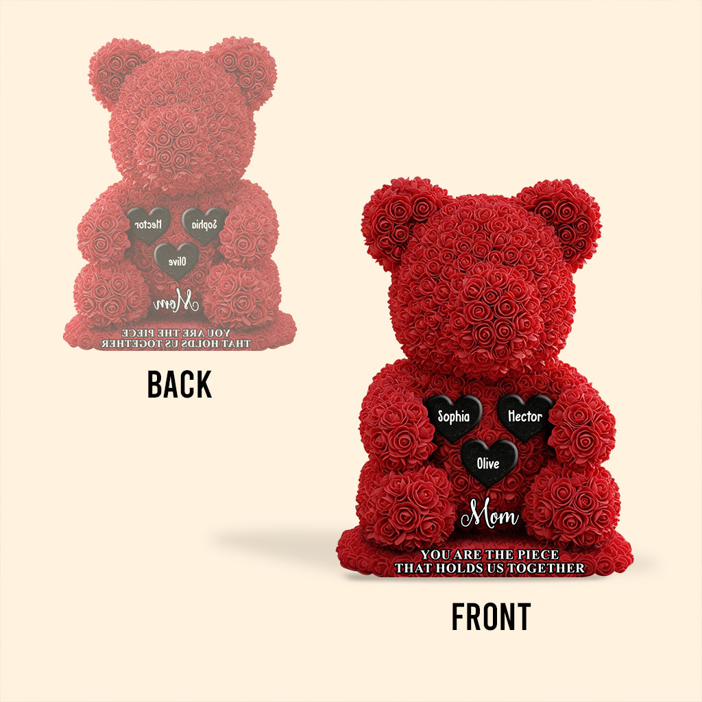 Mama Bear - Personalized Mother Custom Shaped Acrylic Plaque