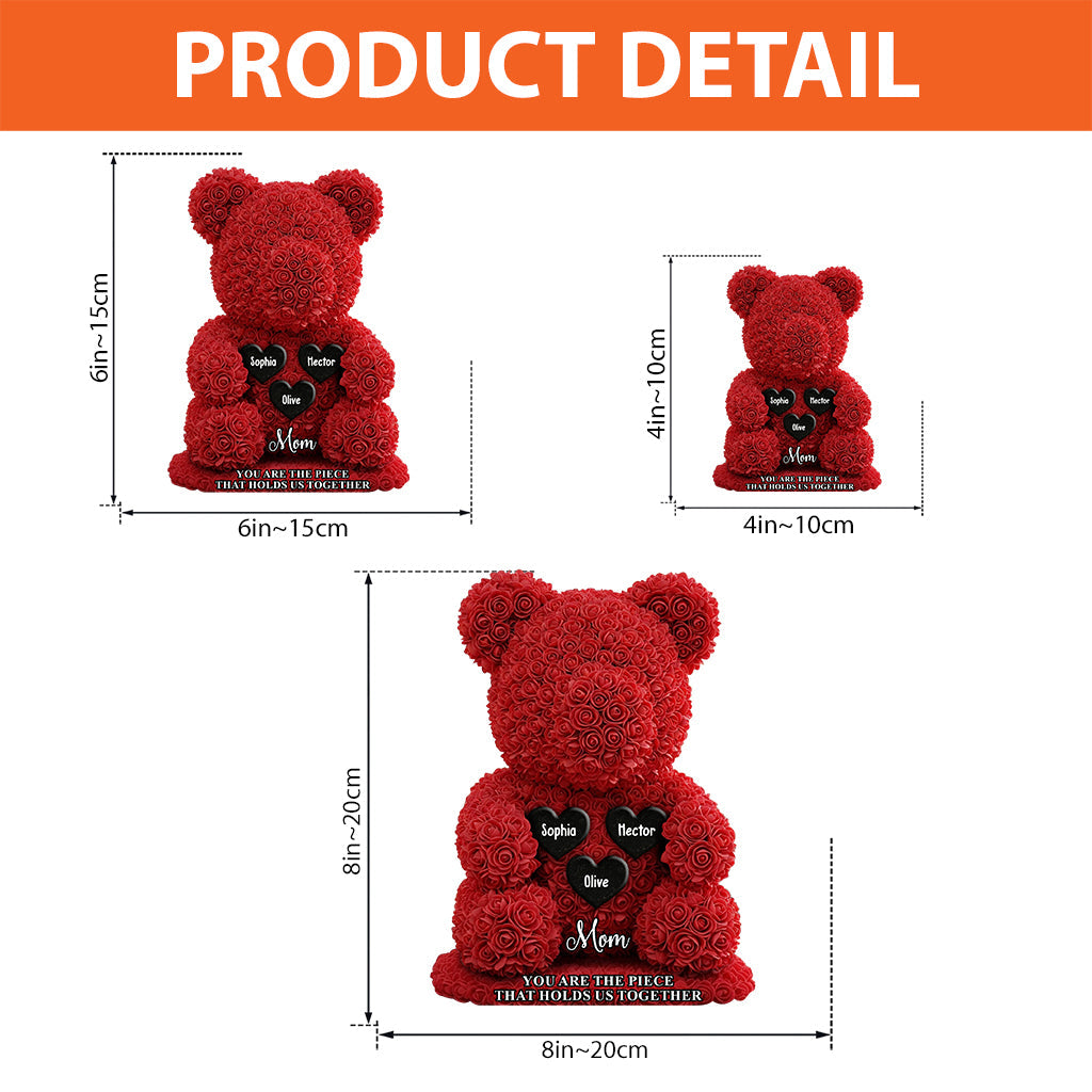 Mama Bear - Personalized Mother Custom Shaped Acrylic Plaque