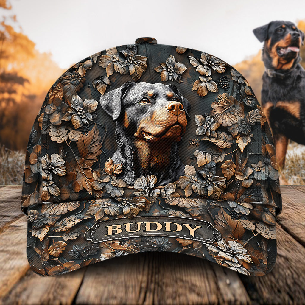 Home Is Where My Rottweiler Is - Personalized Dog Classic Cap