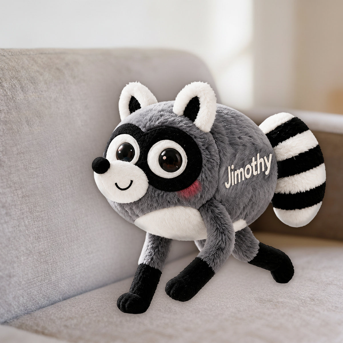 Jimothy Raccoon - Raccoon Premium Faux Fur Pillow