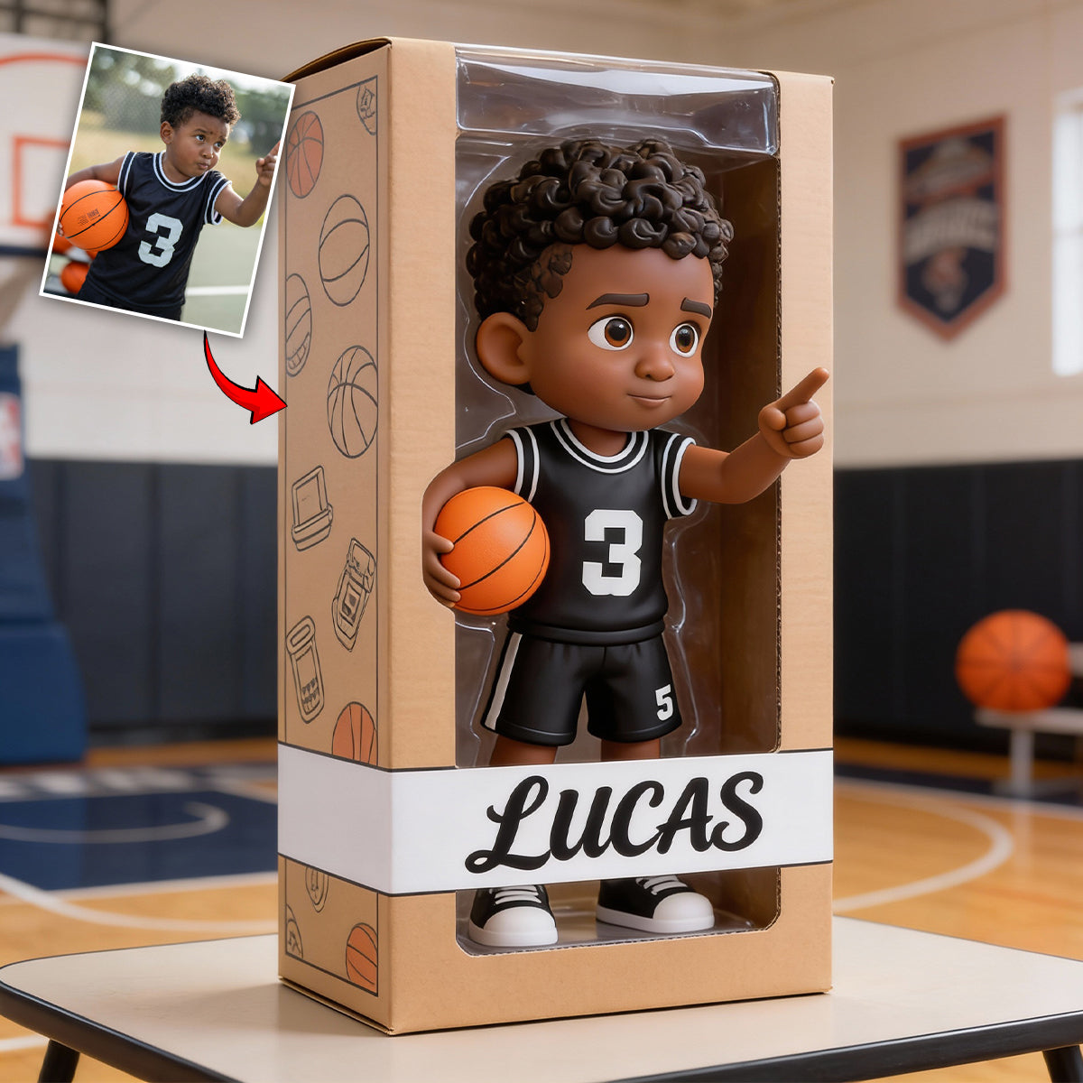 Love Basketball - Personalized Basketball Custom Shaped Acrylic Plaque