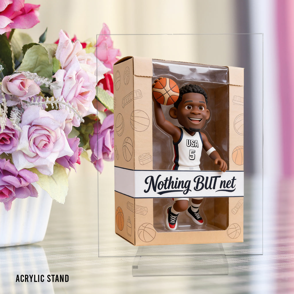 Love Basketball - Personalized Basketball Custom Shaped Acrylic Plaque