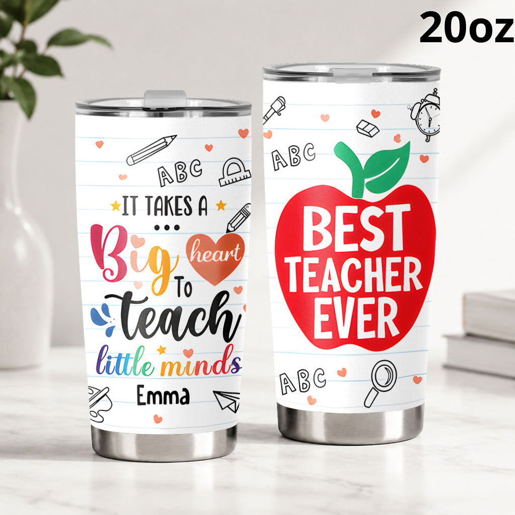 Back To School - Personalized Teacher Tumbler