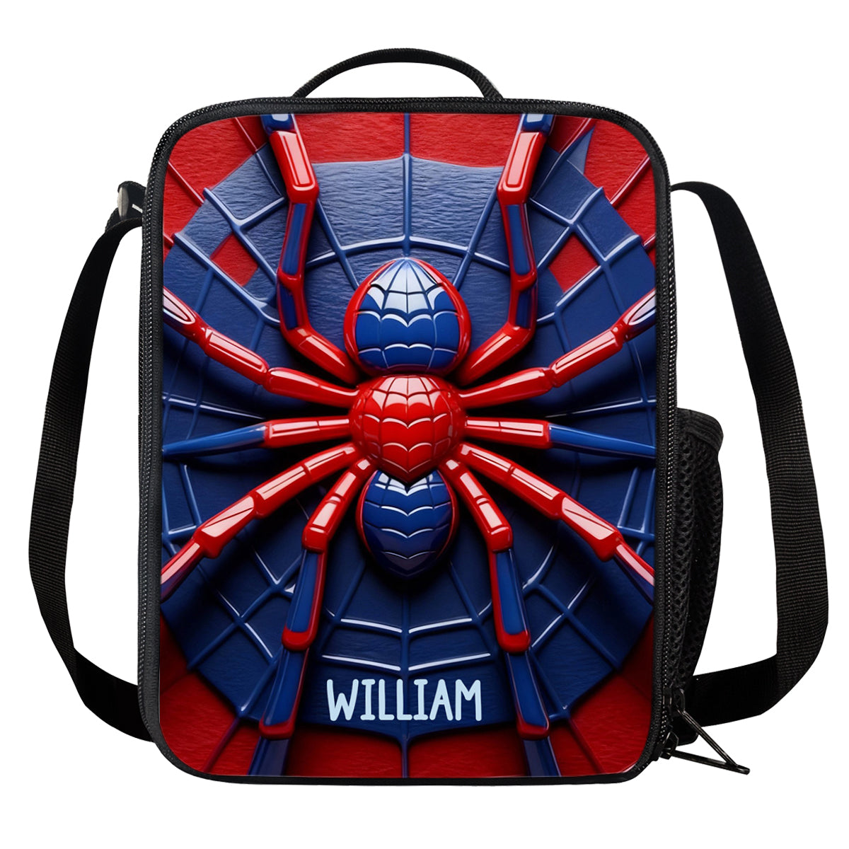 Spider - Personalized Kid Backpack Lunch Bag Pencil Case Set