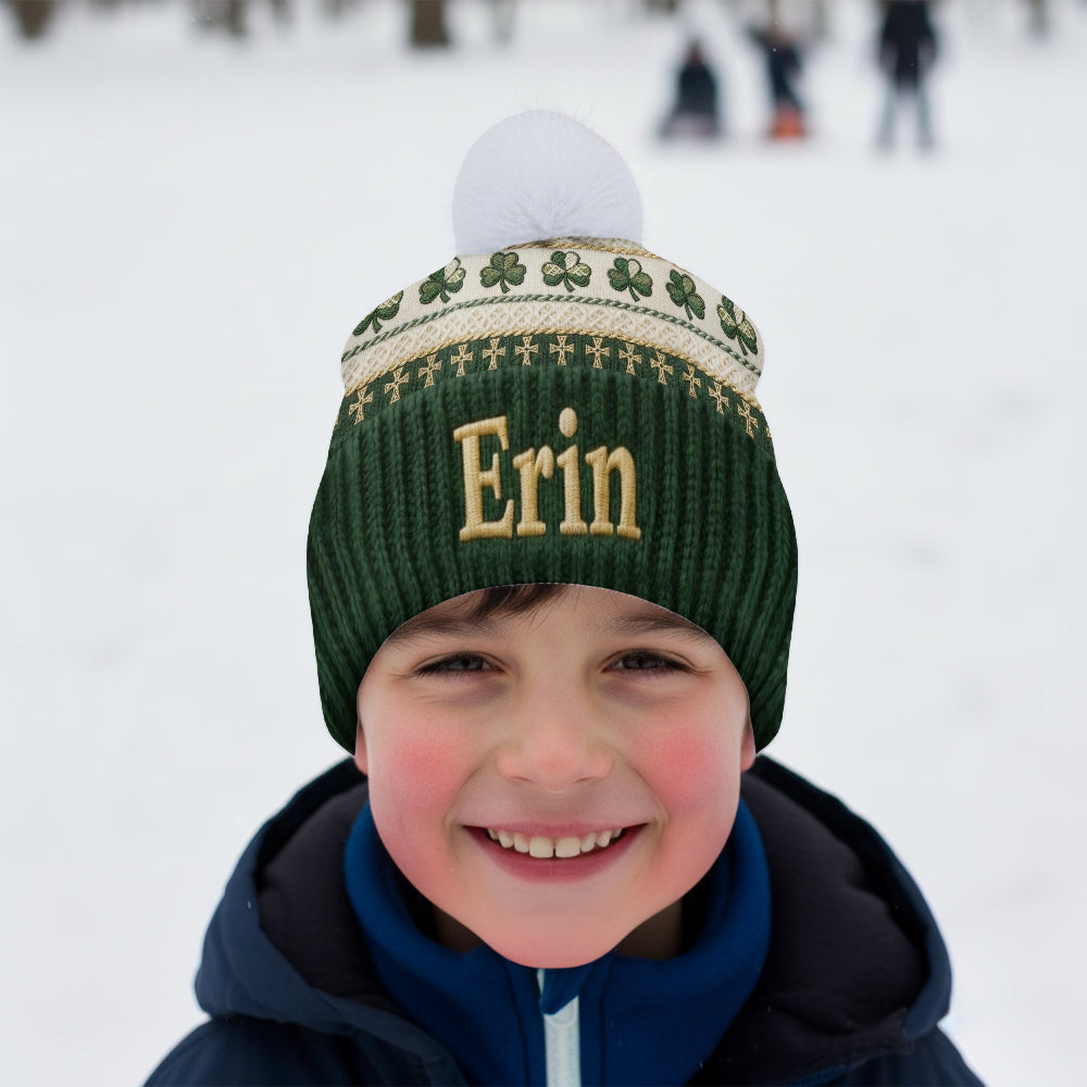 St Patrick's Day - Personalized Irish Beanie Hat