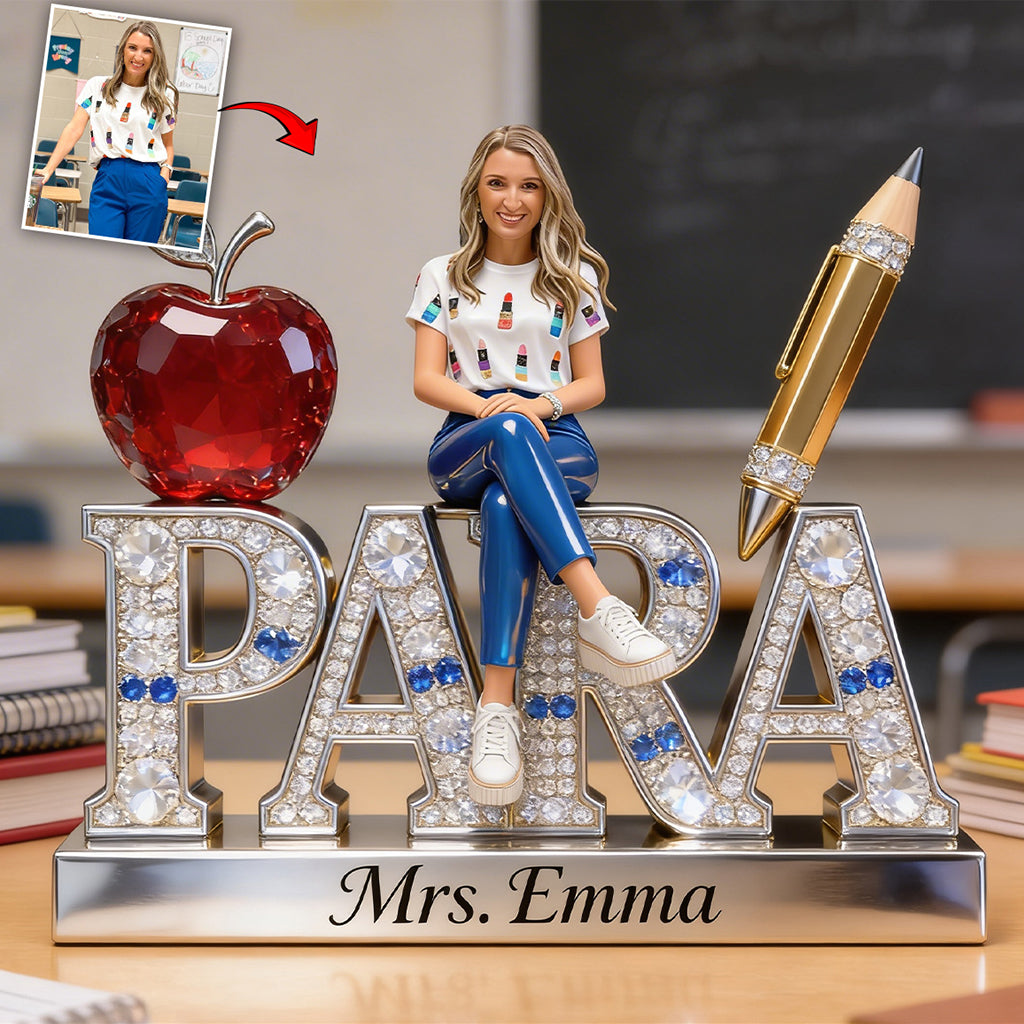 The Amazing Teacher Gift Set - Personalized Teacher Cardigan & Tumbler & Plaque