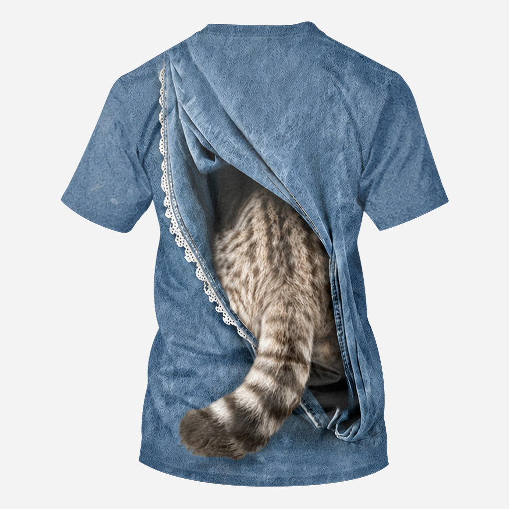 Any Pet Photo - Personalized Cat All Over Shirt