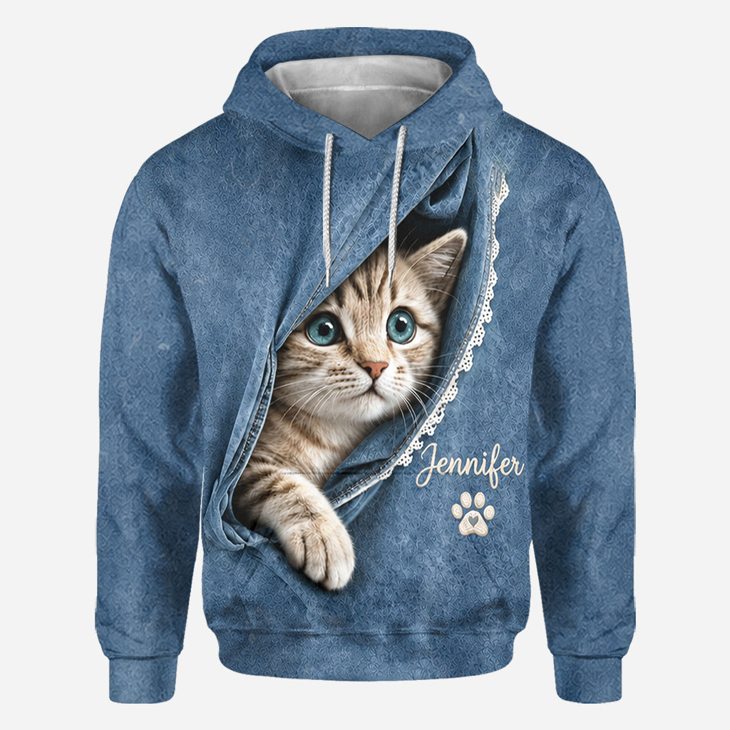 Any Pet Photo - Personalized Cat All Over Shirt