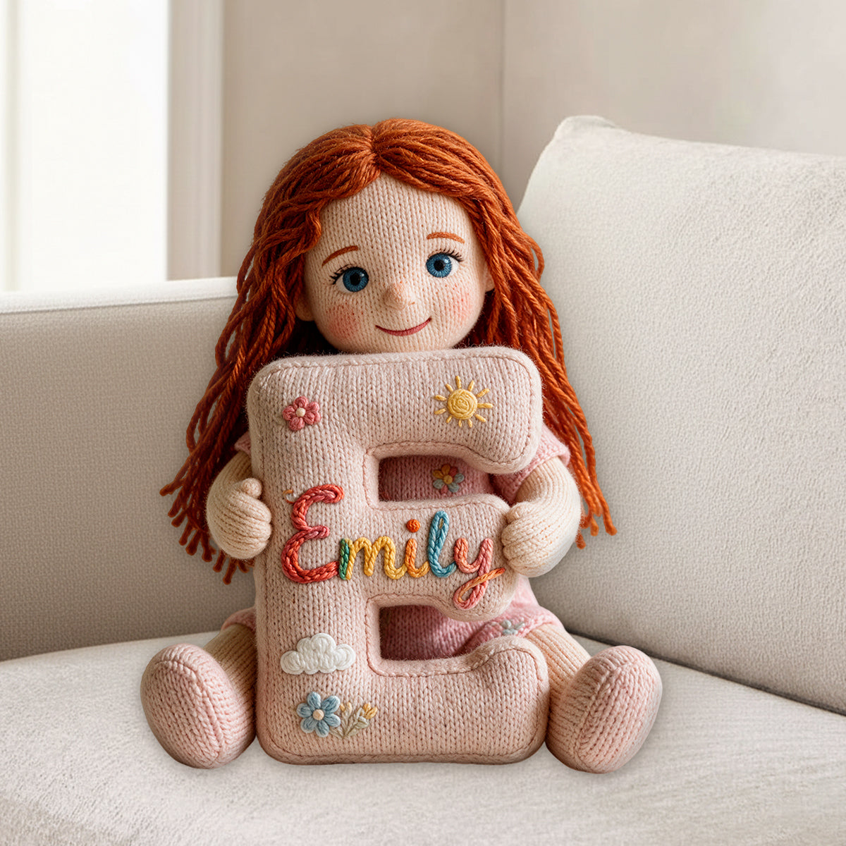 Little Me, Big Hugs - Personalized Kid Premium Faux Fur Pillow