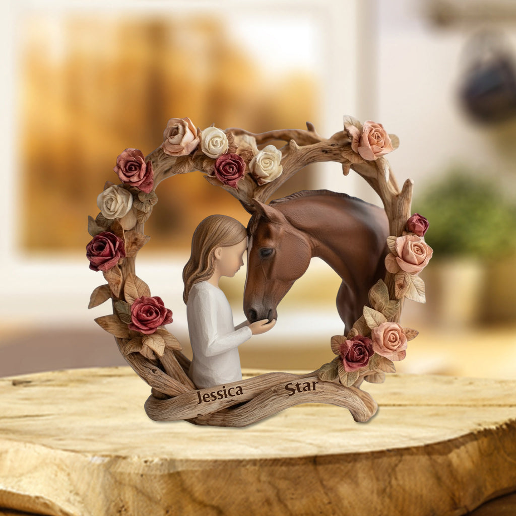 Horse Girl - Personalized Horse Custom Shaped Acrylic Plaque