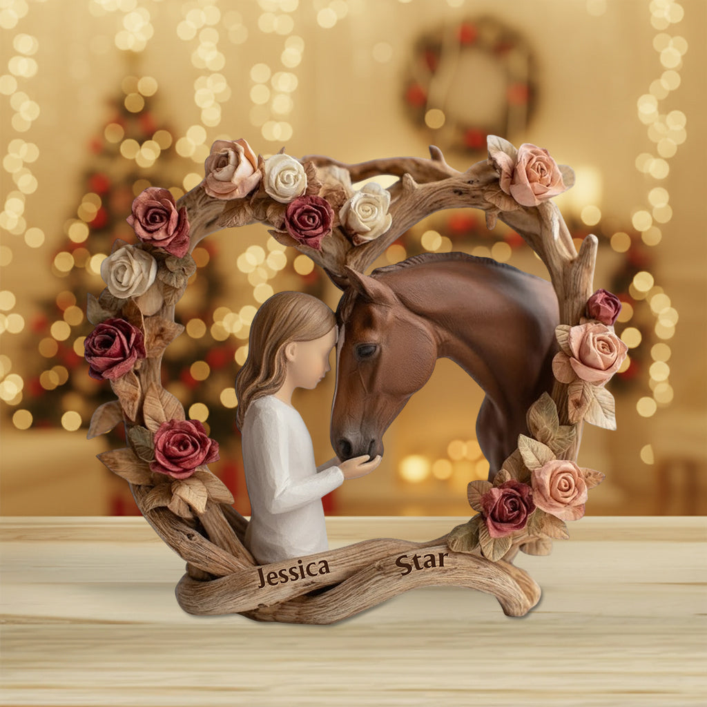 Horse Girl - Personalized Horse Custom Shaped Acrylic Plaque