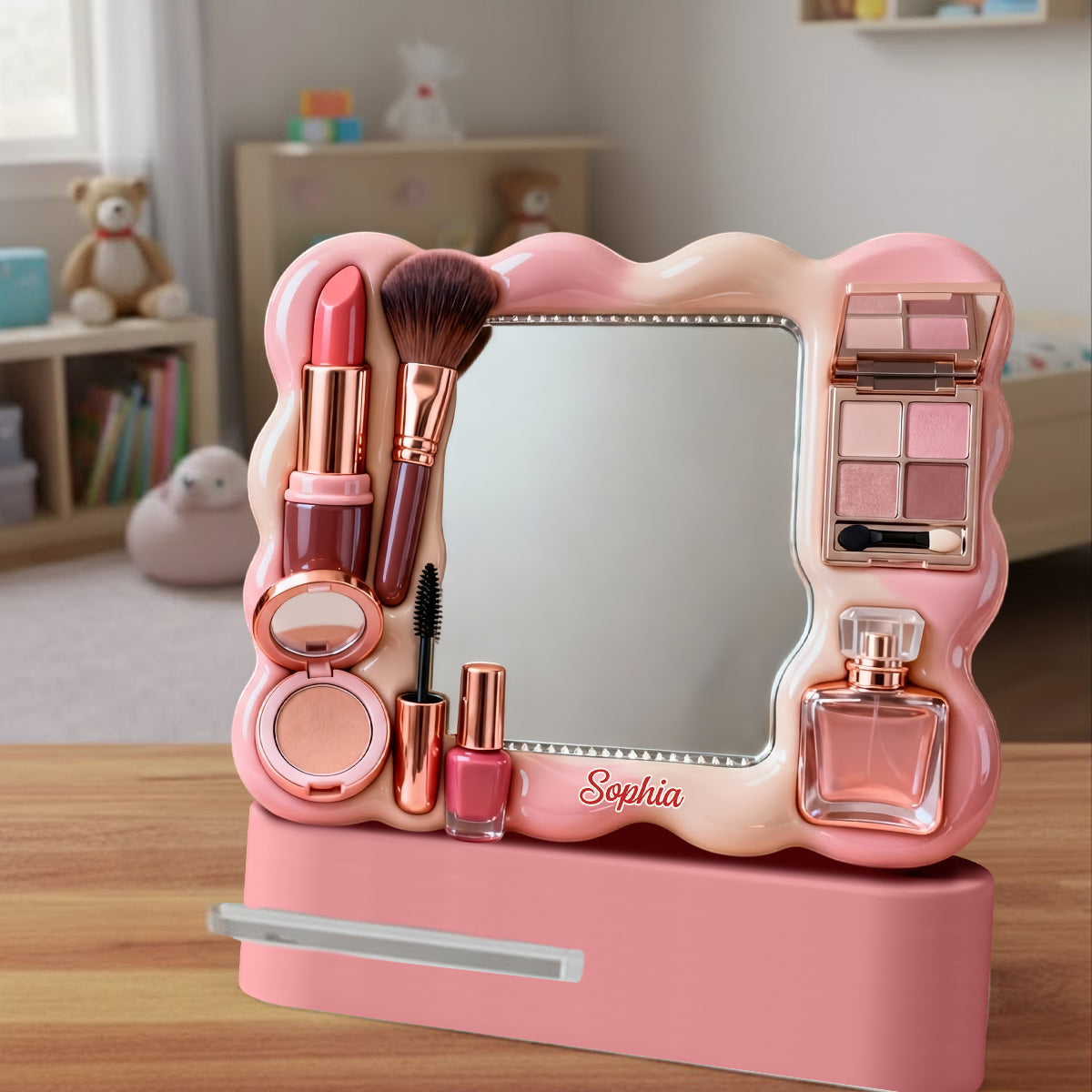 Makeup Artist - Personalized Makeup Desk Mirror