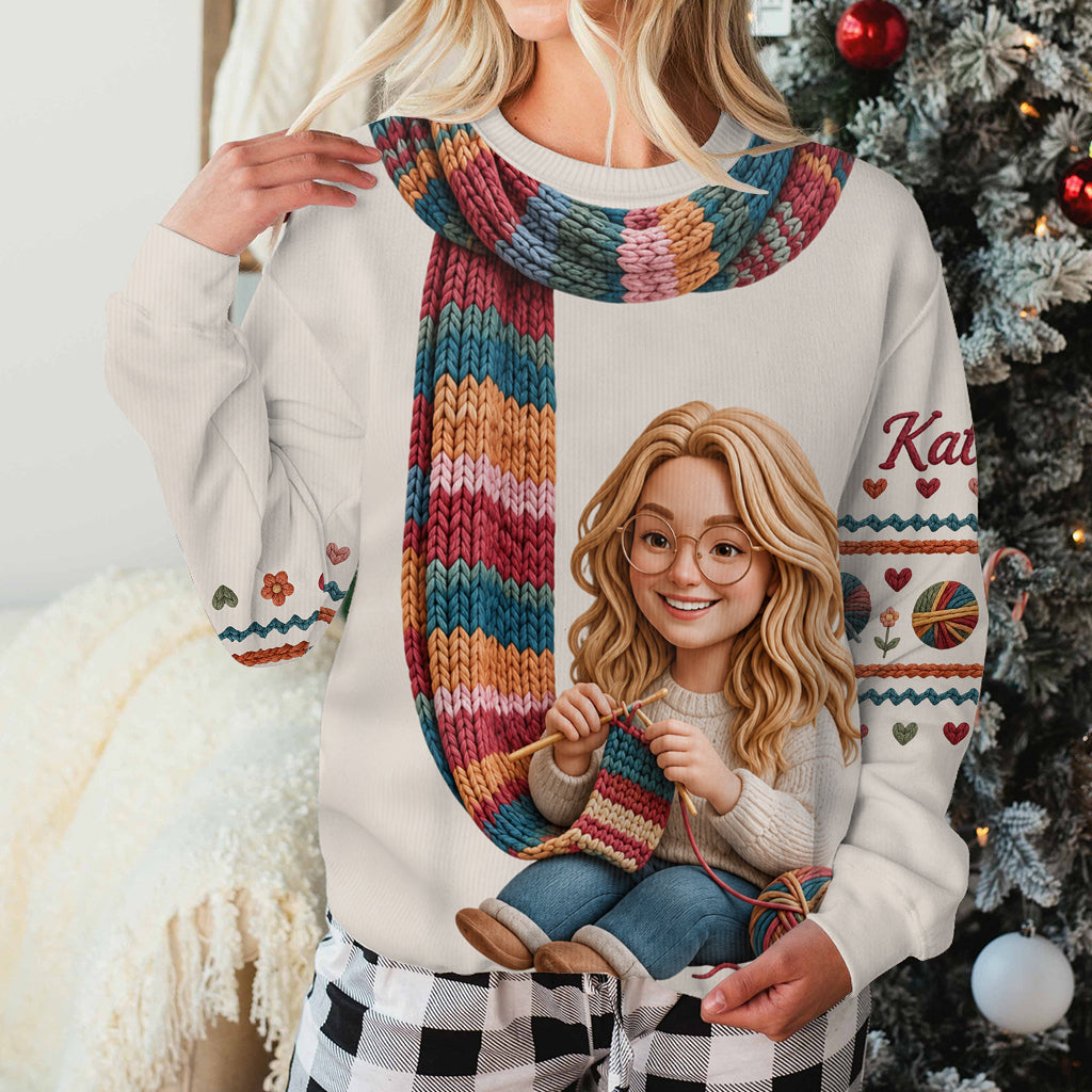 I'm Crocheting - Personalized Crocheting Ugly Sweater