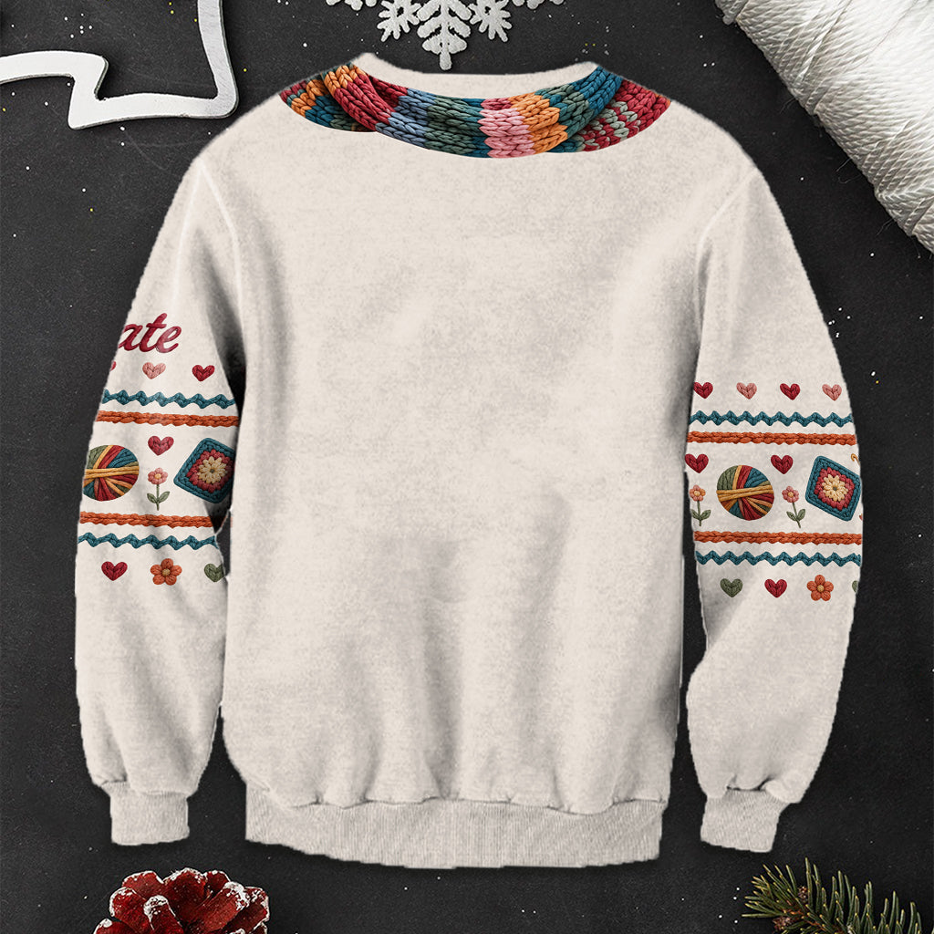I'm Crocheting - Personalized Crocheting Ugly Sweater