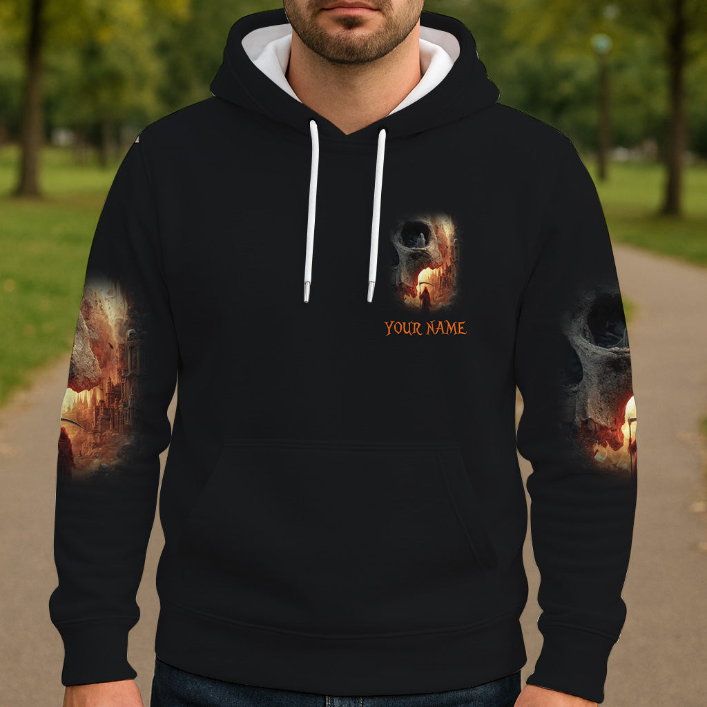 Skull Halloween - Personalized Skull All Over Shirt