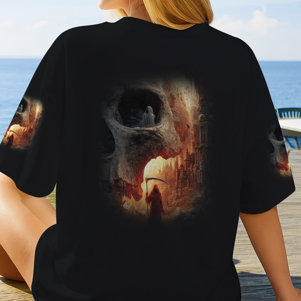 Skull Halloween - Personalized Skull All Over Shirt