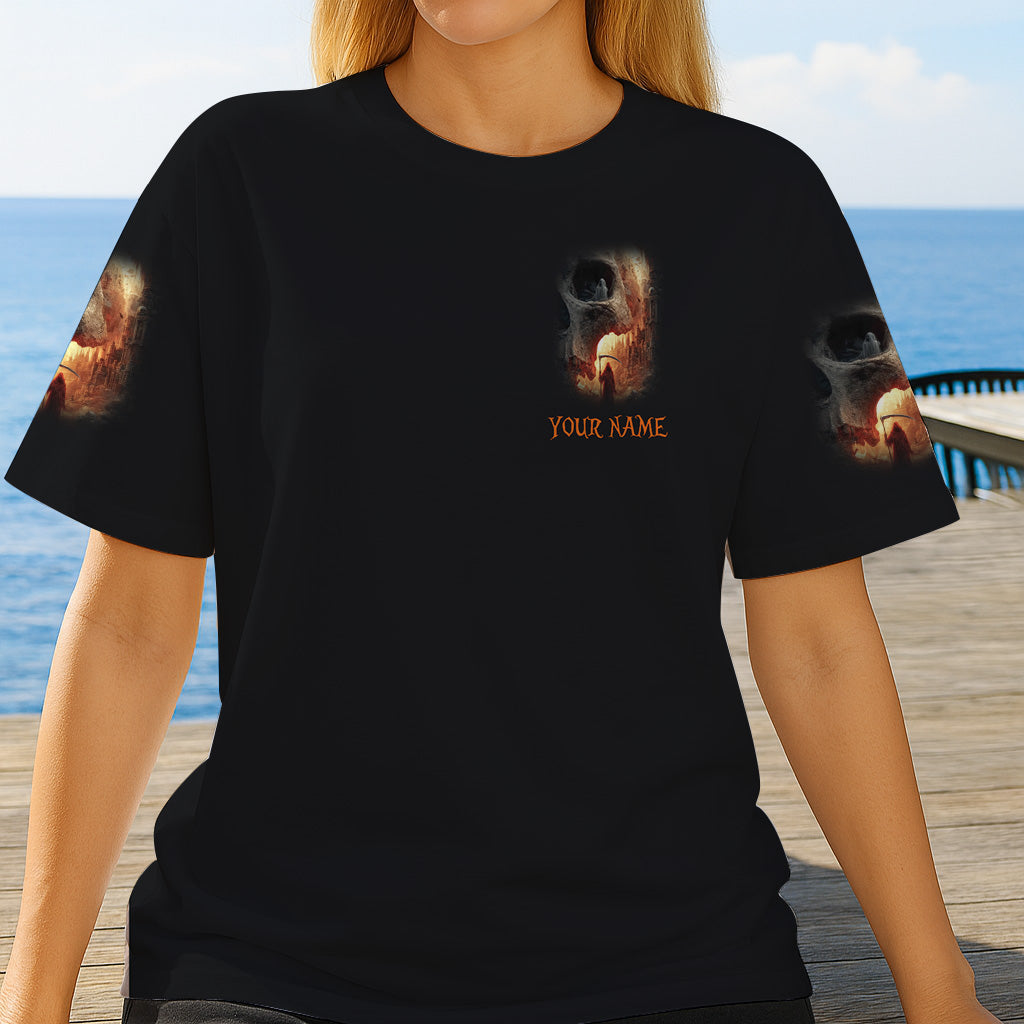 Skull Halloween - Personalized Skull All Over Shirt