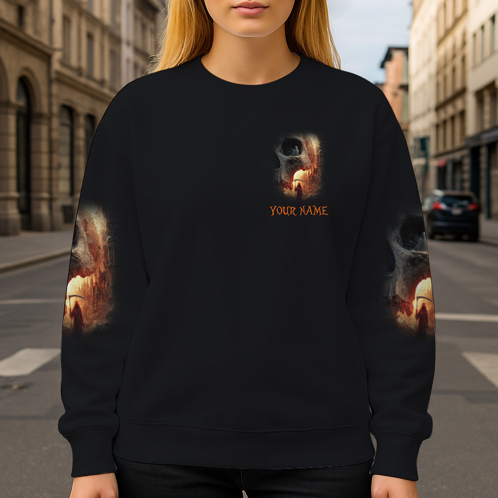 Skull Halloween - Personalized Skull All Over Shirt