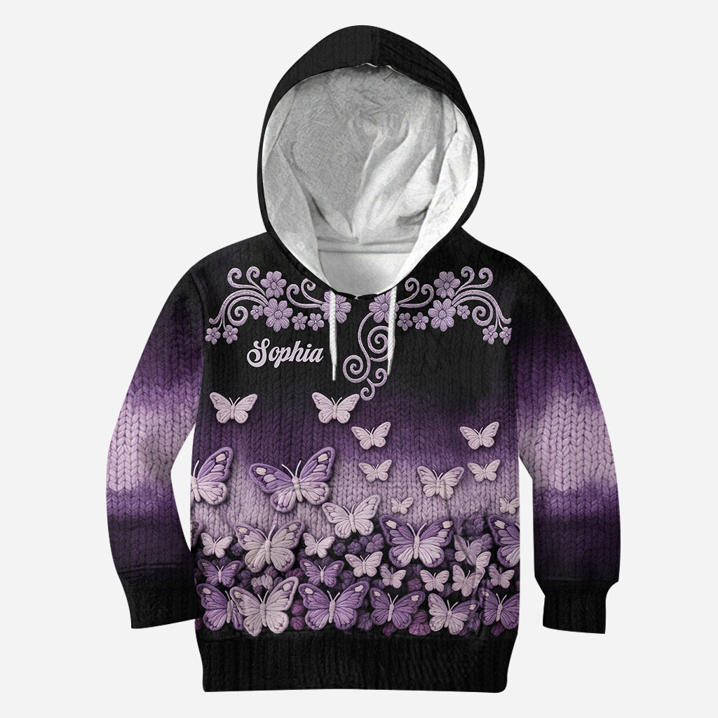 Beautiful Butterflies - Personalized Butterfly Hoodie and Leggings