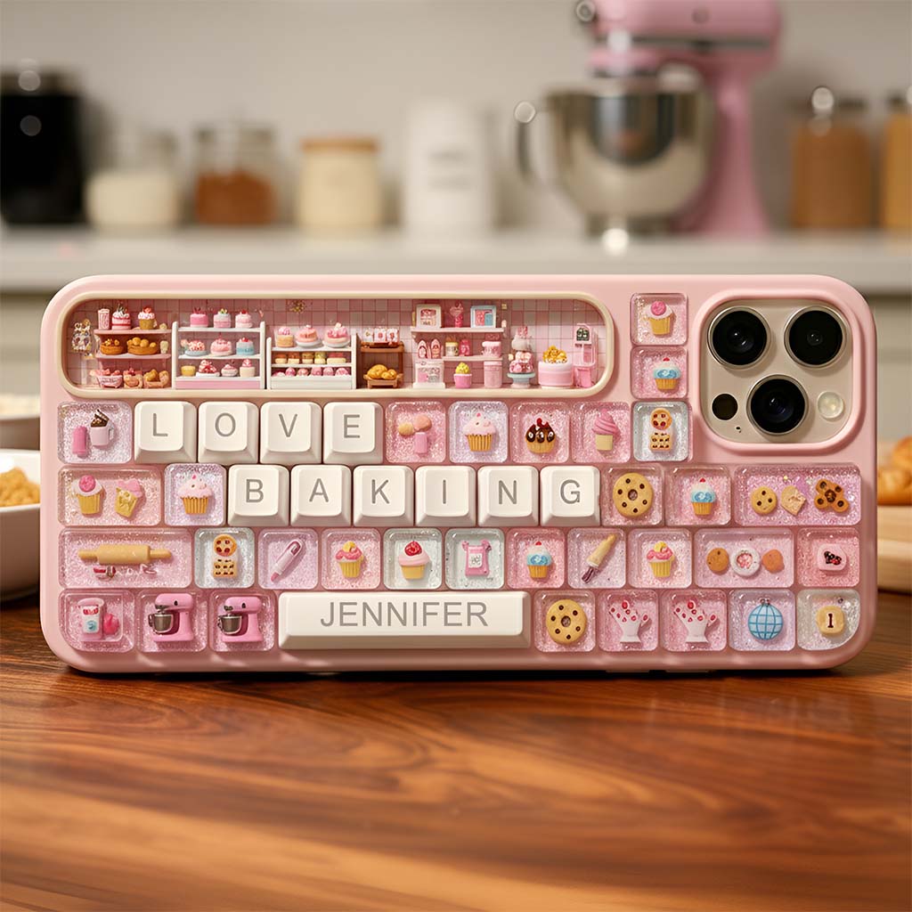 Love Baking - Personalized Baking Full Print Phone Case