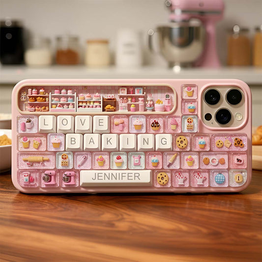 Love Baking - Personalized Baking Full Print Phone Case