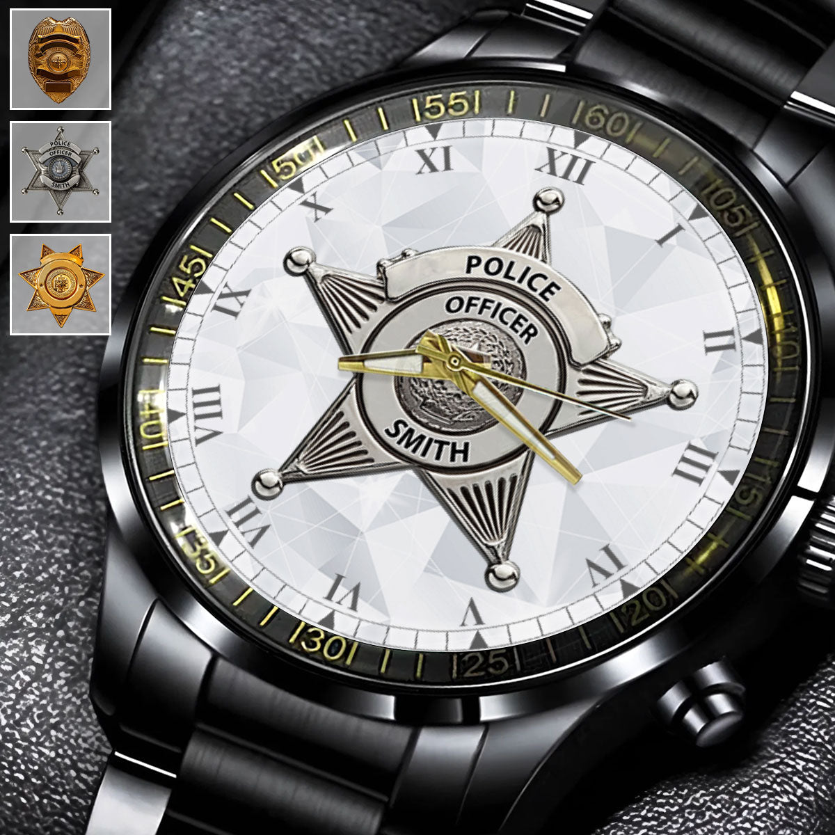 Serve & Protect - Personalized Police Officer Hand Watch