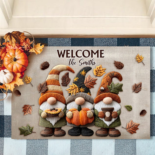 Beautiful Autumn - Personalized Autumn Doormat