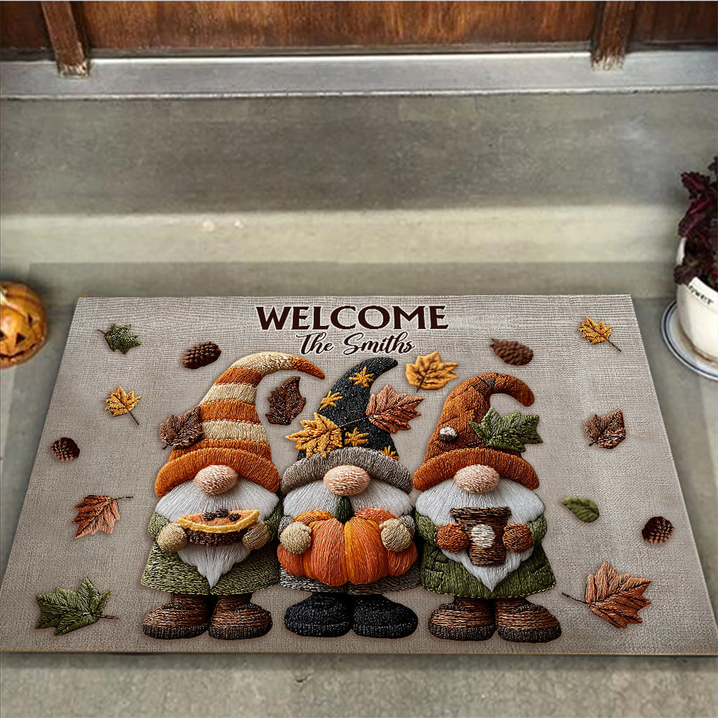 Beautiful Autumn - Personalized Autumn Doormat