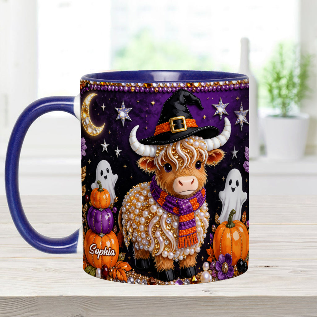 Love Highland Cows - Personalized Highland Cow Accent Mug
