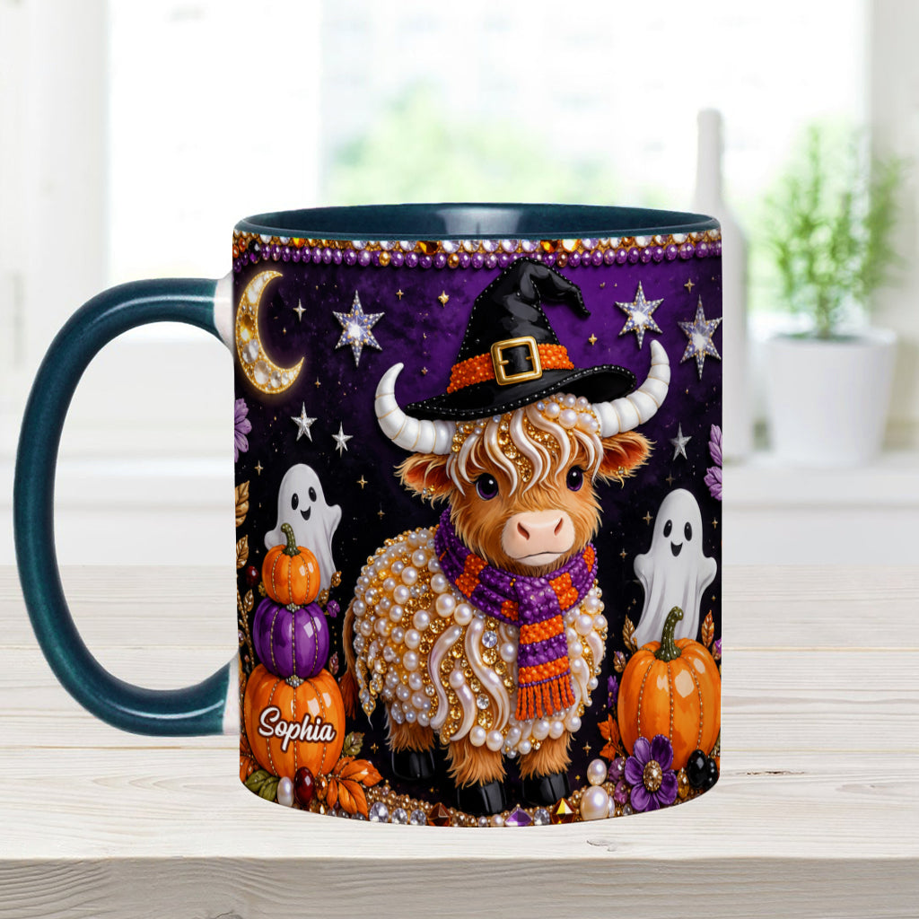 Love Highland Cows - Personalized Highland Cow Accent Mug