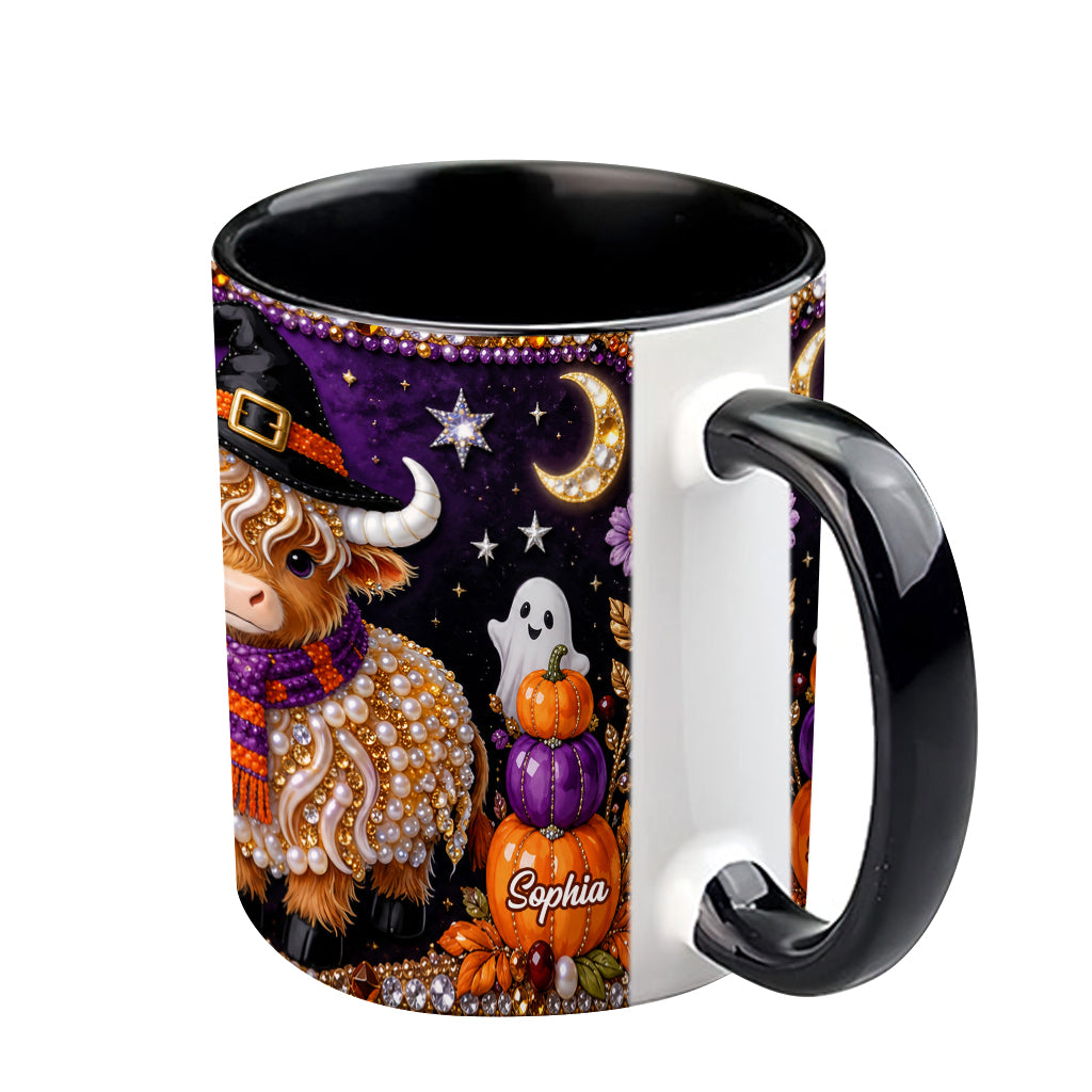 Love Highland Cows - Personalized Highland Cow Accent Mug