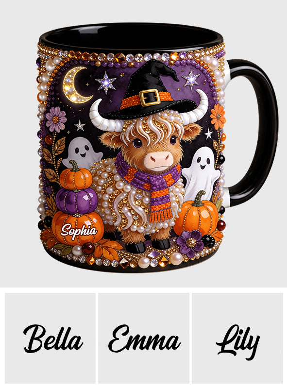 Love Highland Cows - Personalized Highland Cow Accent Mug