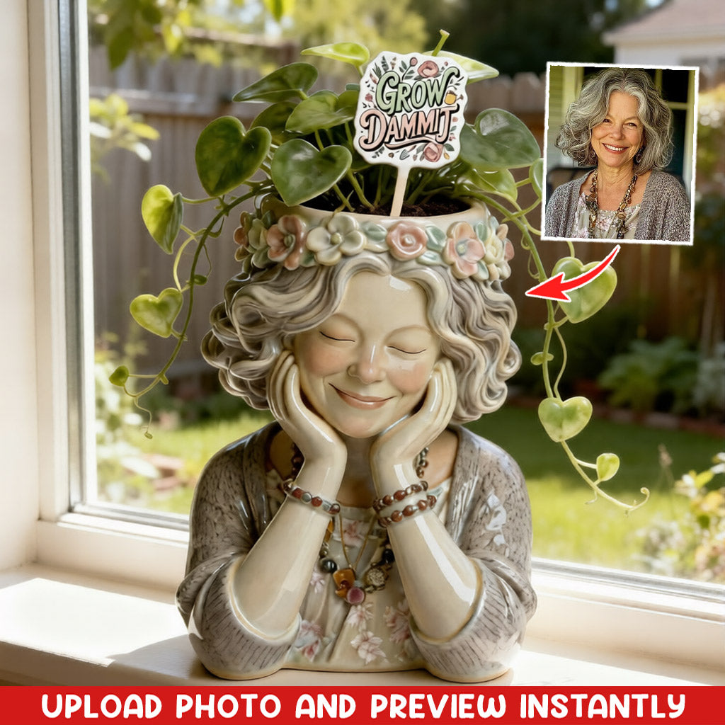 Dreaming - Personalized Gardening Acrylic Pot & Stake