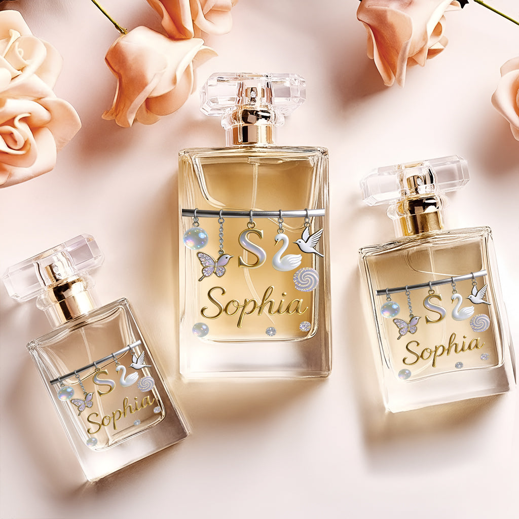 Enchantic Initial Letter Gift - Personalized Self Love Refillable Perfume Bottle