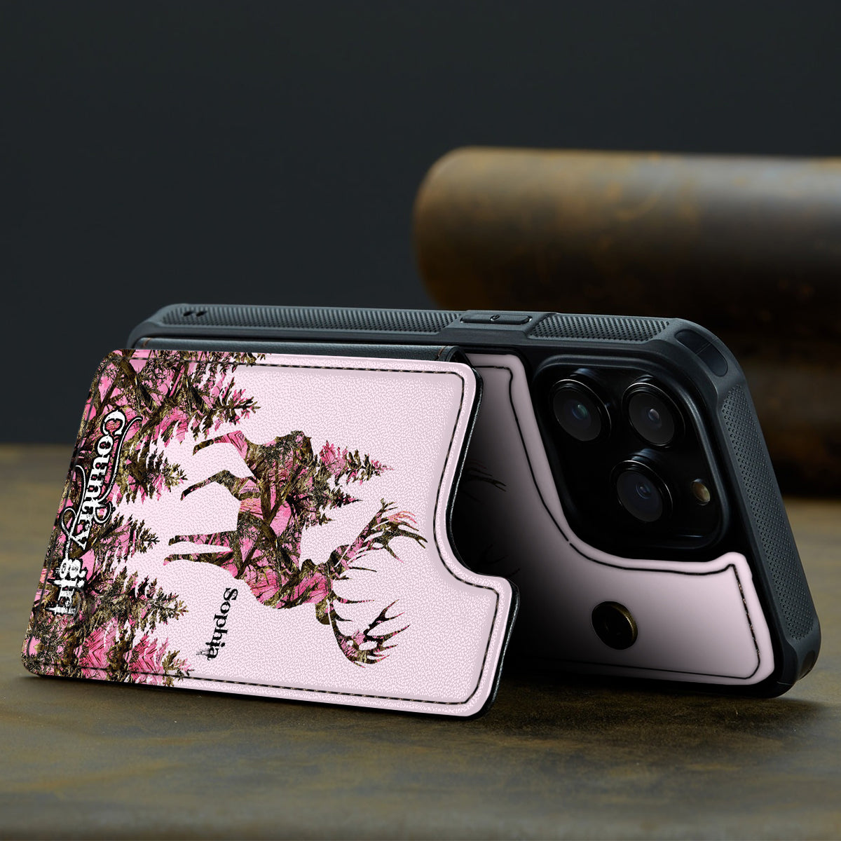 Country Girl - Personalized Hunting Fully Printed Wallet Phone Case