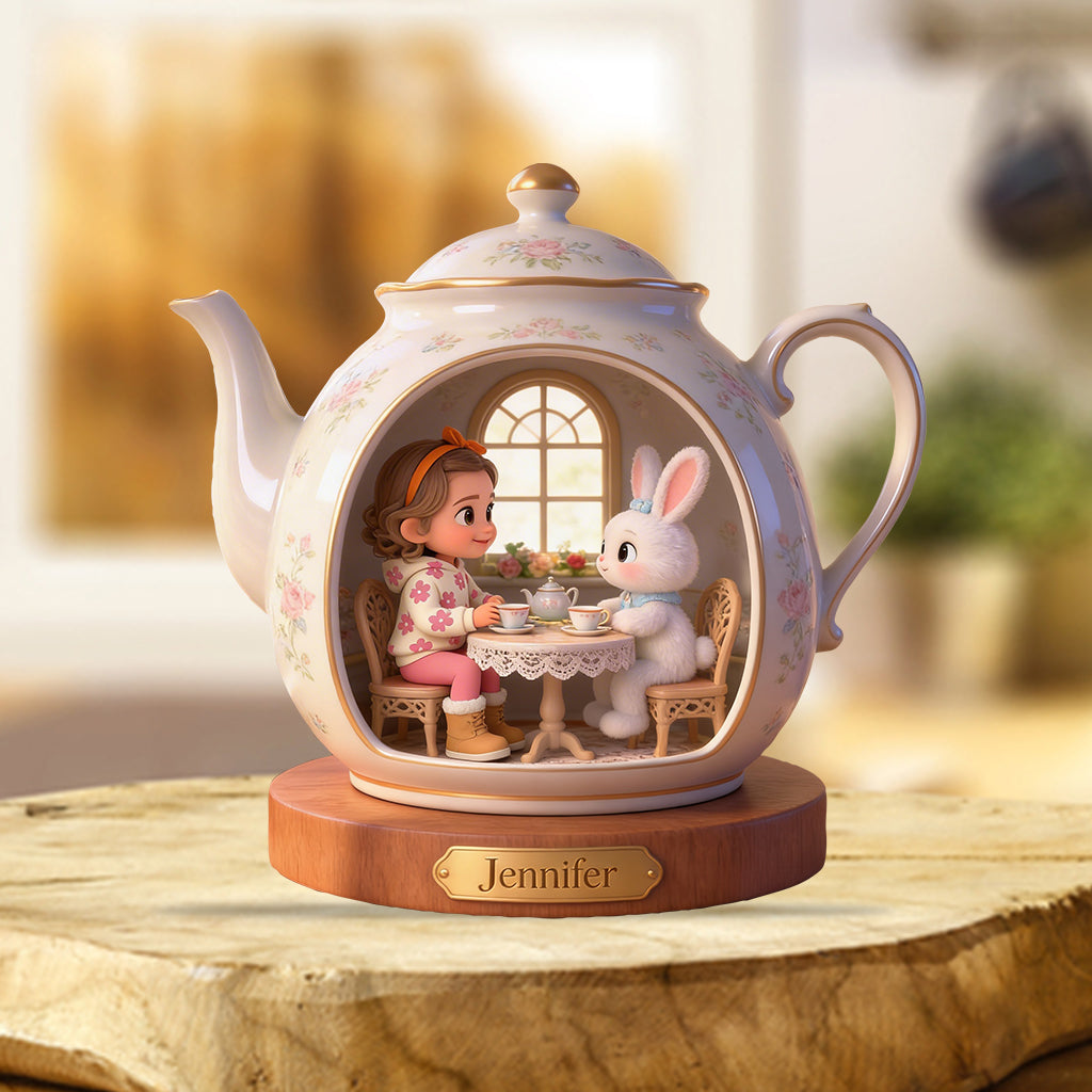 Custom Any Photo Best Easter Gift - Personalized Kid Custom Shaped Acrylic Plaque