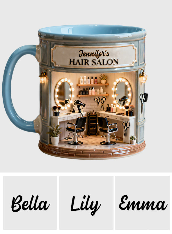 Proud Hair Stylist - Personalized Hairdresser Accent Mug