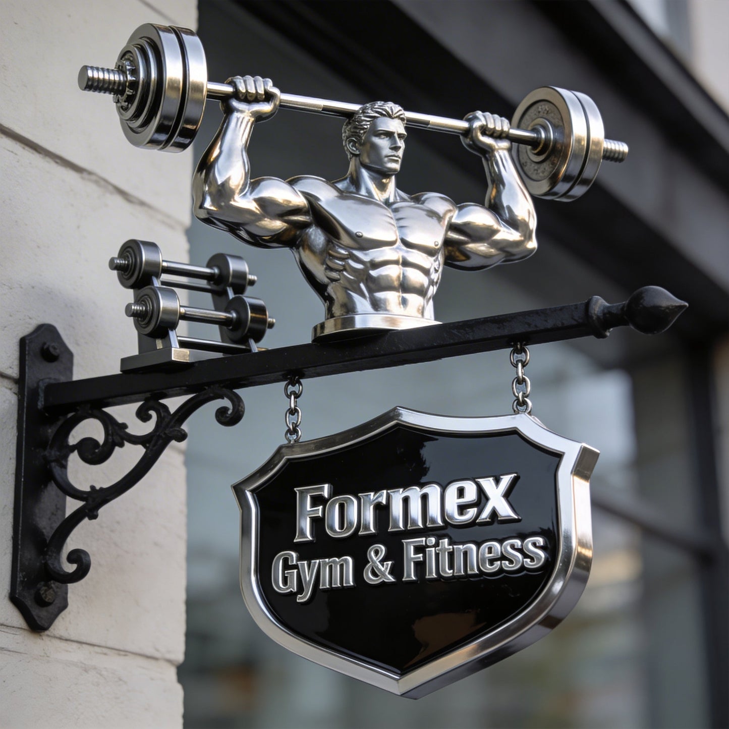 No Pain No Gain - Personalized Fitness Wooden Wall Mount Sign