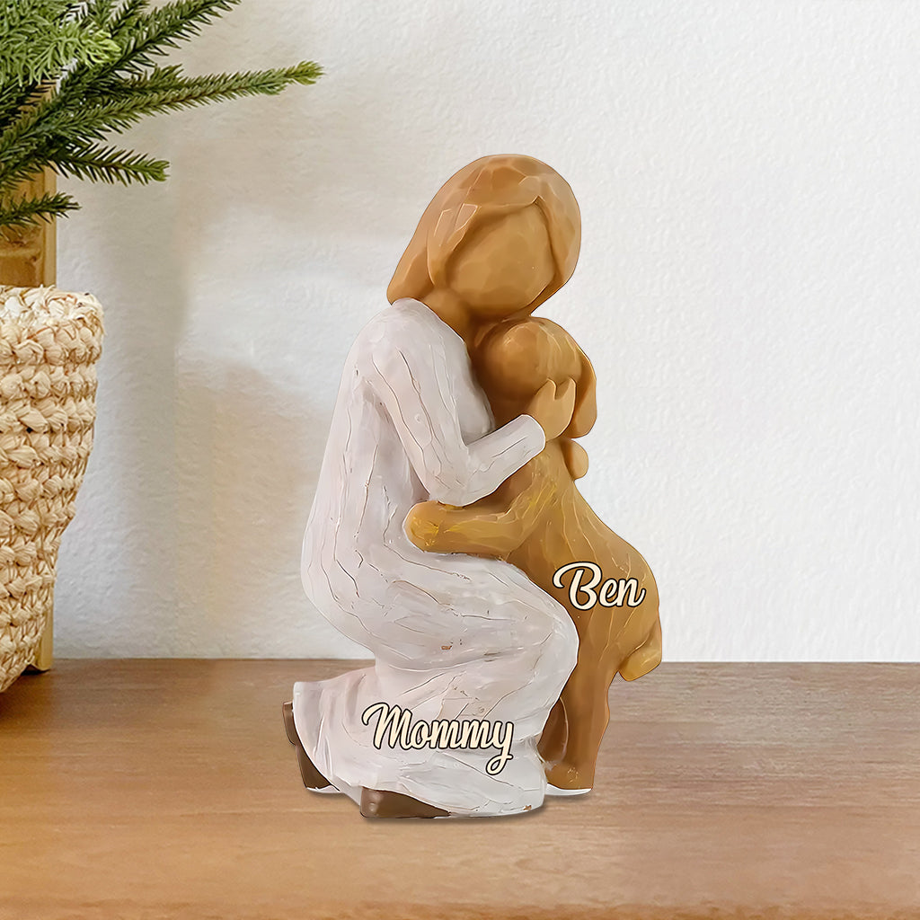 Dog Mom - Personalized Dog Custom Shaped Acrylic Plaque