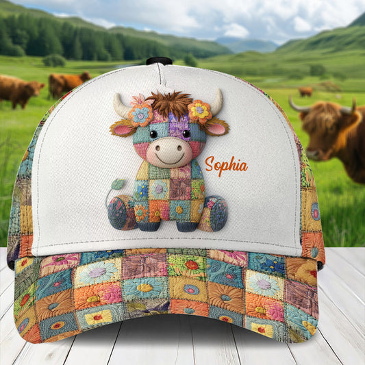 Just A Girl Who Loves Highland Cows - Personalized Highland Cow Classic Cap