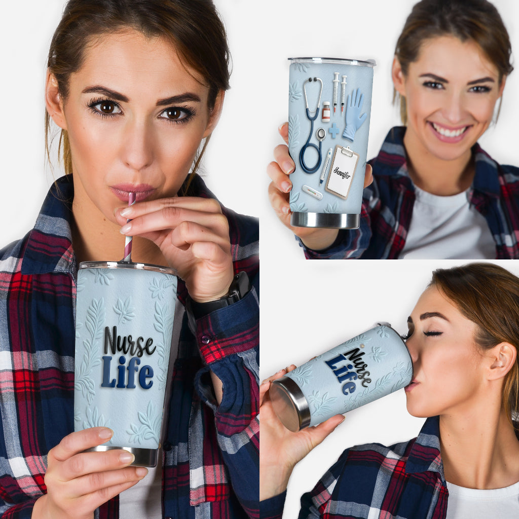 Nurse Life - Personalized Nurse Tumbler