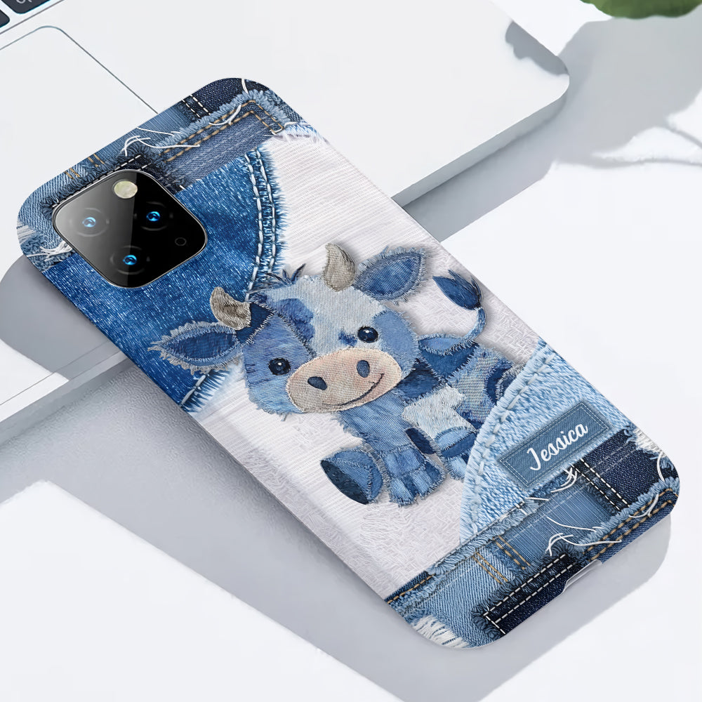 Cute Highland Cow - Personalized Highland Cow Full Print Phone Case