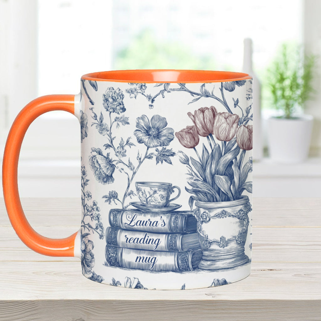 Reading Mug - Personalized Book Accent Mug